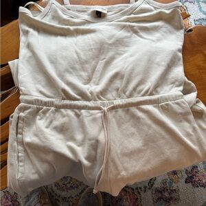 Universal Thread Women's Cream Jumpsuit